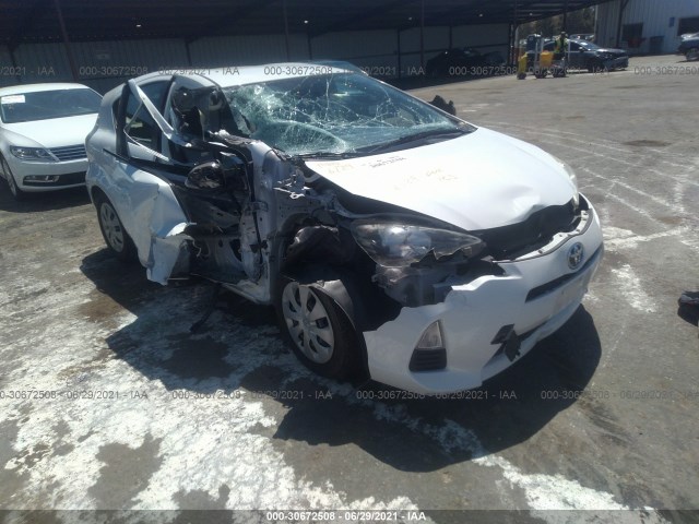 TOYOTA PRIUS C 2012 jtdkdtb36c1510566