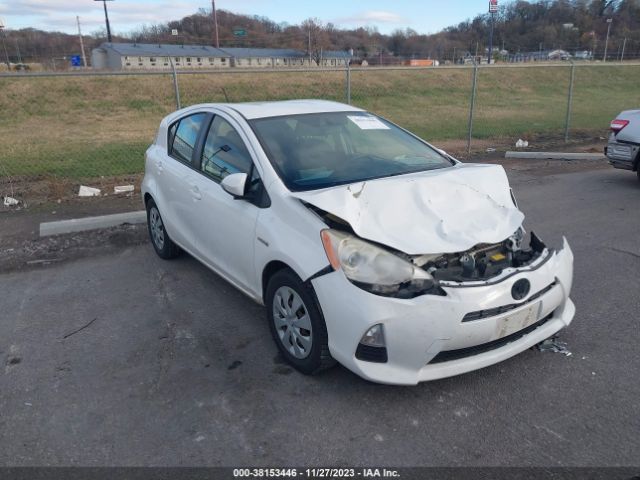 TOYOTA PRIUS C 2012 jtdkdtb36c1513239