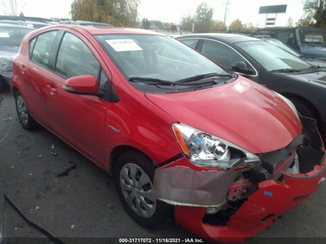 TOYOTA PRIUS C 2012 jtdkdtb36c1516528