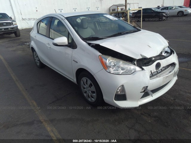 TOYOTA PRIUS C 2012 jtdkdtb36c1522961