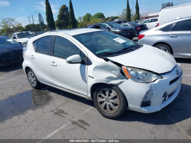 TOYOTA PRIUS C 2012 jtdkdtb36c1523138