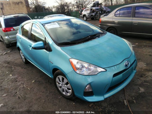 TOYOTA PRIUS C 2013 jtdkdtb36d1038001