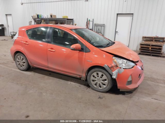 TOYOTA PRIUS C 2013 jtdkdtb36d1041769