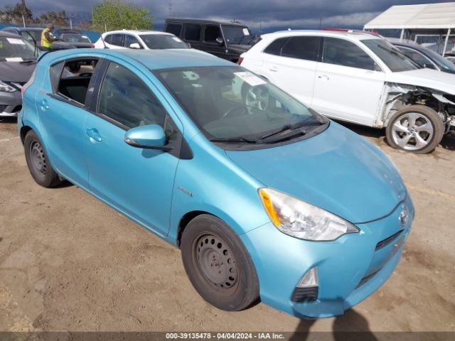 TOYOTA PRIUS C 2013 jtdkdtb36d1055946