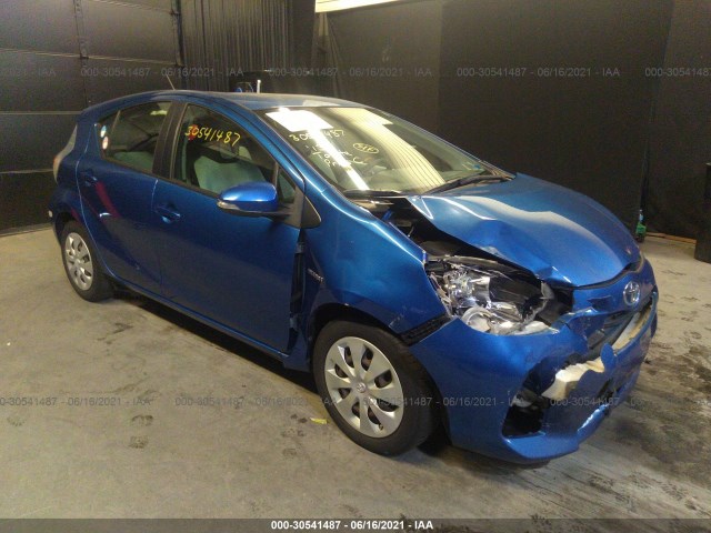 TOYOTA PRIUS C 2013 jtdkdtb36d1531841