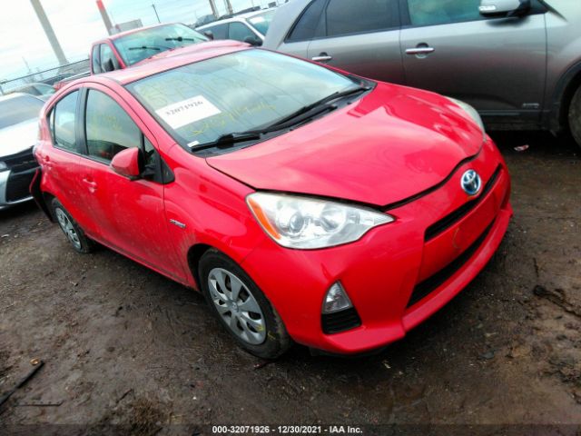 TOYOTA PRIUS C 2013 jtdkdtb36d1545156