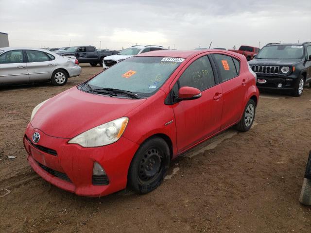 TOYOTA PRIUS C 2013 jtdkdtb36d1551541