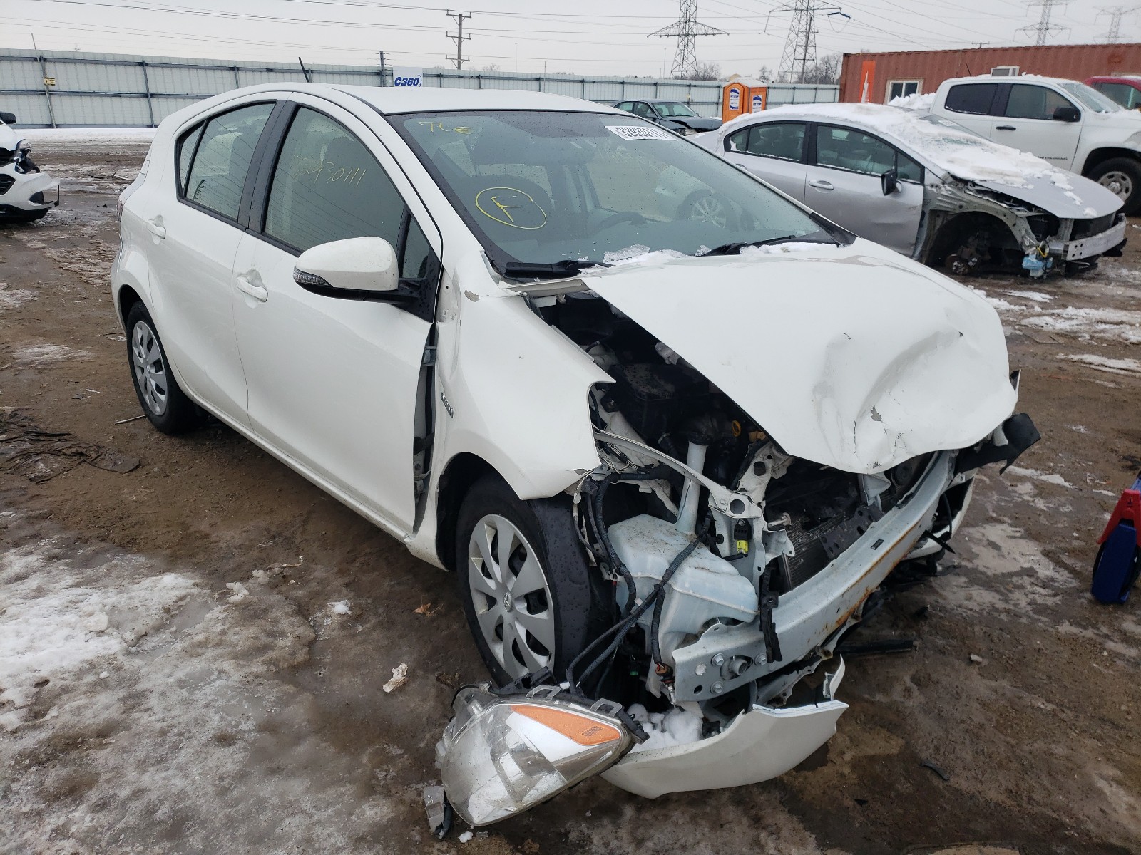 TOYOTA PRIUS C 2014 jtdkdtb36e1063174