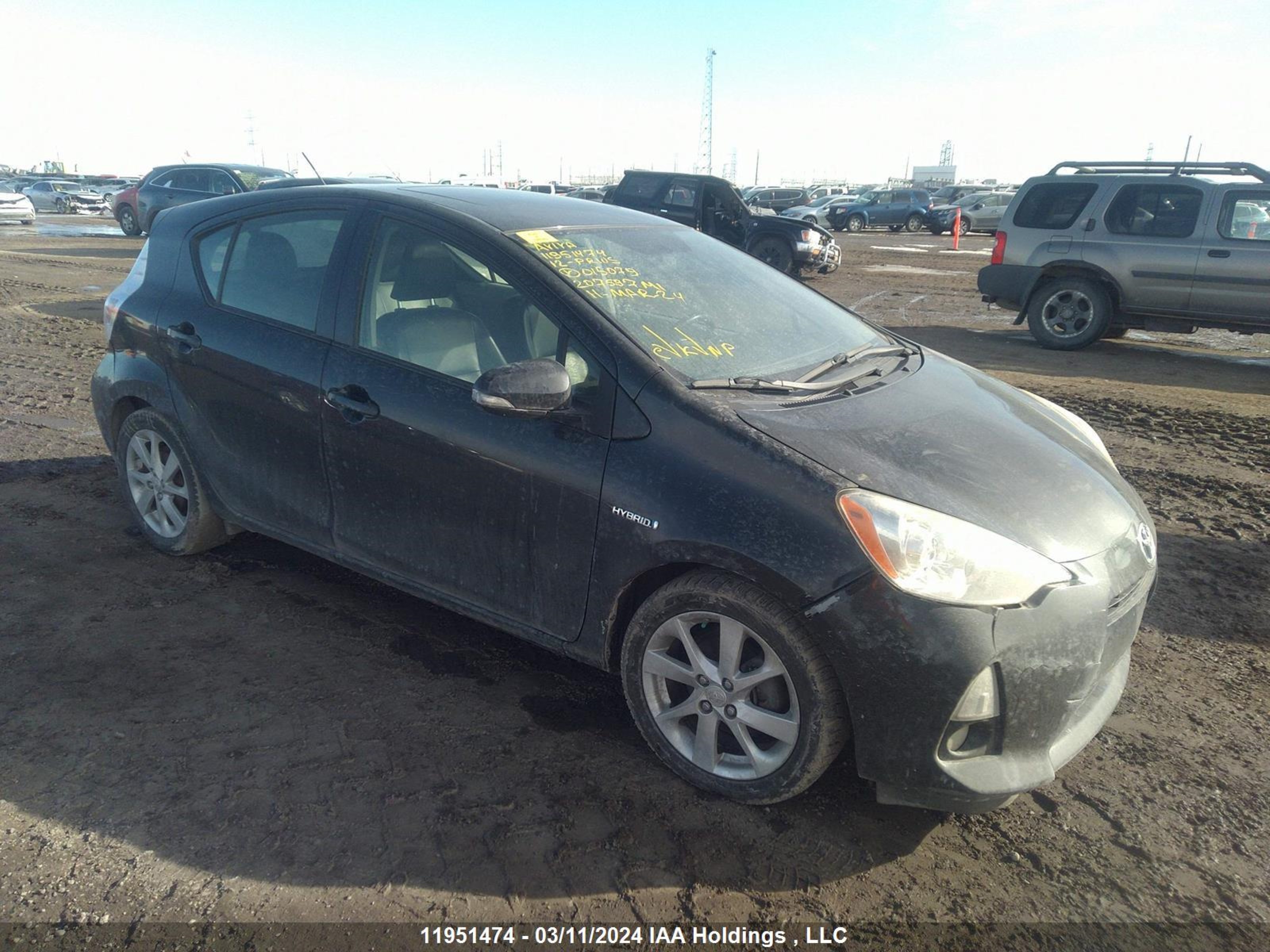 TOYOTA PRIUS C 2012 jtdkdtb37c1015079