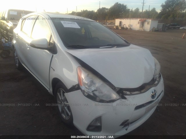 TOYOTA PRIUS C 2012 jtdkdtb37c1017012