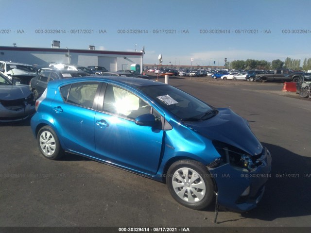 TOYOTA PRIUS C 2012 jtdkdtb37c1020461