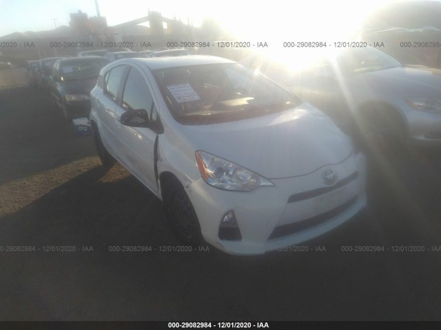 TOYOTA PRIUS C 2012 jtdkdtb37c1509104