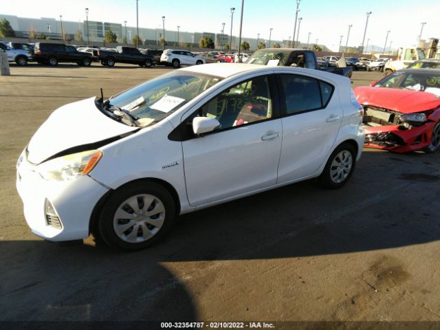 TOYOTA PRIUS C 2012 jtdkdtb37c1510186