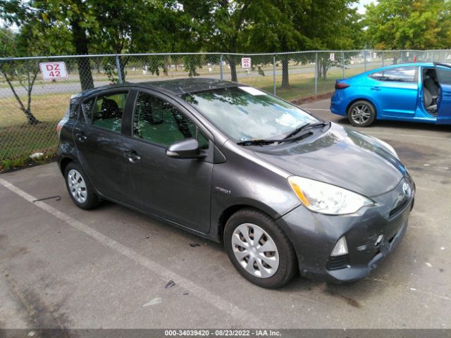 TOYOTA PRIUS C 2012 jtdkdtb37c1520782