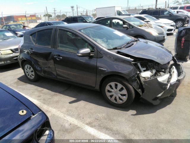 TOYOTA PRIUS C 2012 jtdkdtb37c1527148