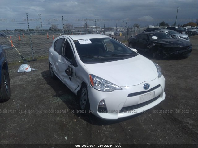 TOYOTA PRIUS C 2013 jtdkdtb37d1048259