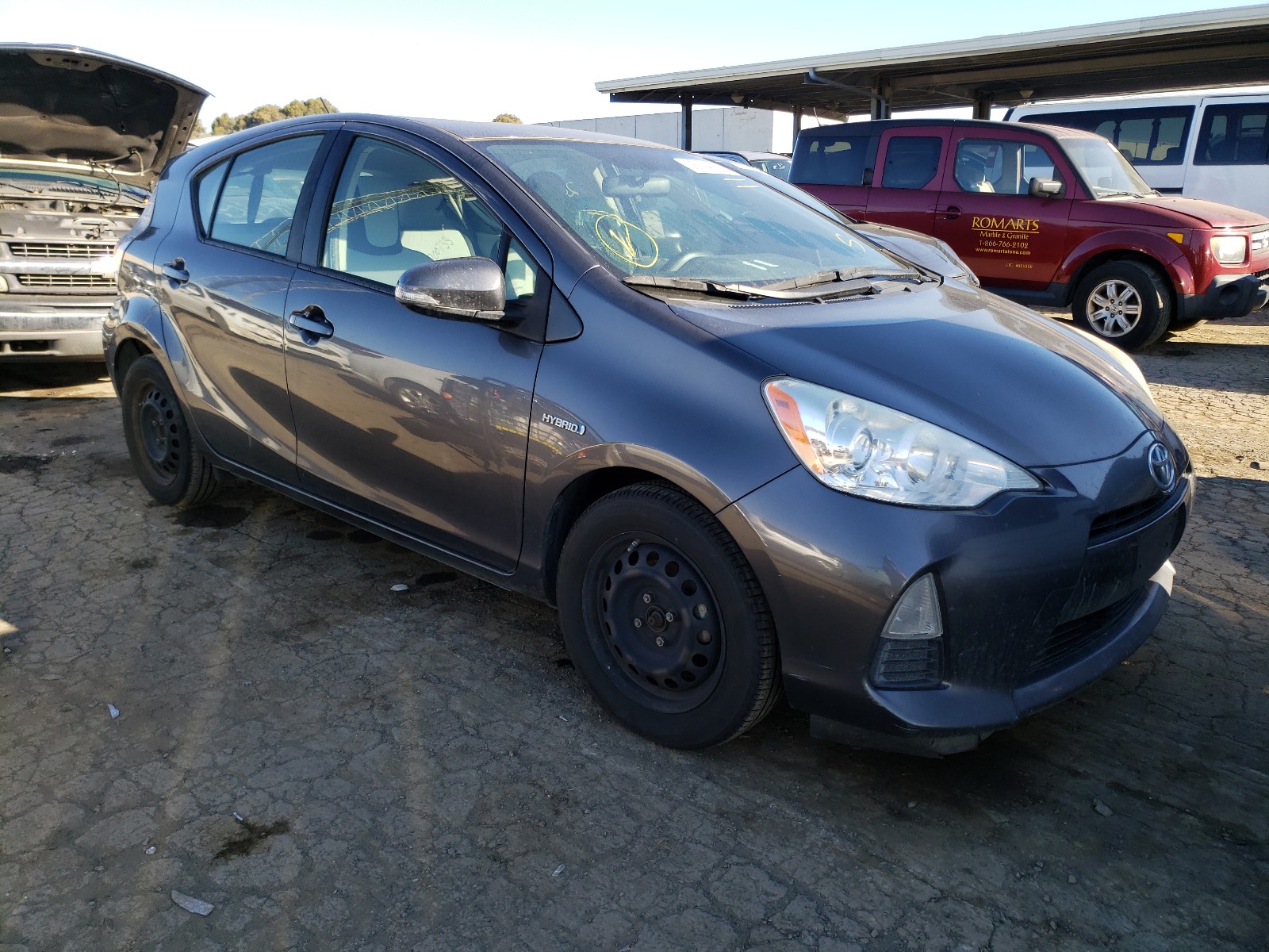 TOYOTA PRIUS C 2013 jtdkdtb37d1536272