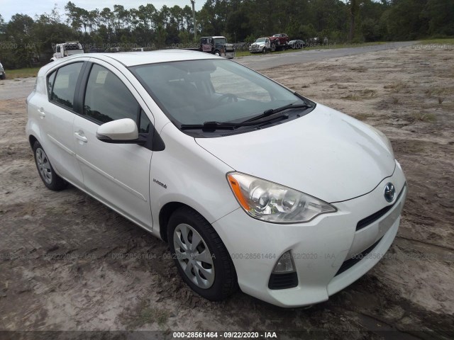 TOYOTA PRIUS C 2013 jtdkdtb37d1537132