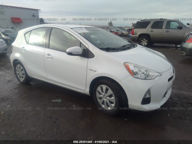 TOYOTA PRIUS C 2013 jtdkdtb37d1538829