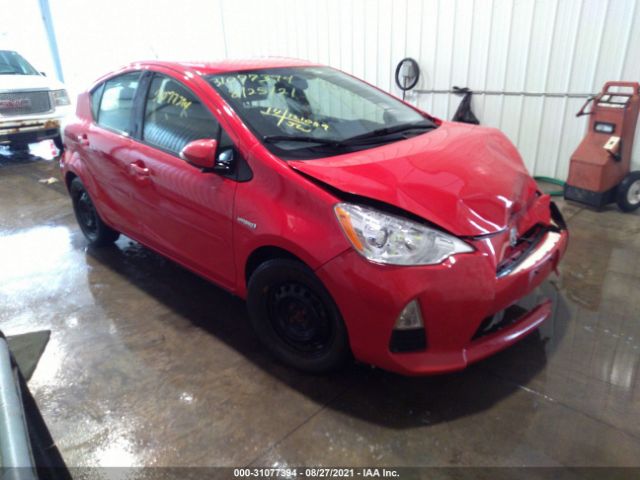 TOYOTA PRIUS C 2014 jtdkdtb37e1069954