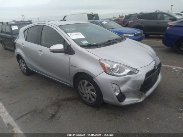 TOYOTA PRIUS C 2015 jtdkdtb37f1580646