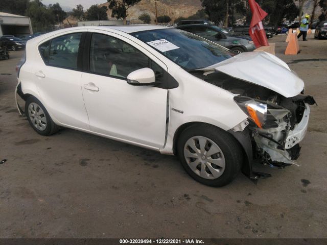 TOYOTA PRIUS C 2012 jtdkdtb38c1500721