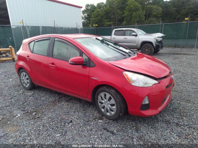 TOYOTA PRIUS C 2012 jtdkdtb38c1510374