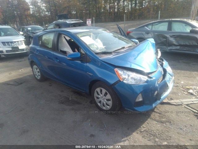 TOYOTA PRIUS C 2012 jtdkdtb38c1519351