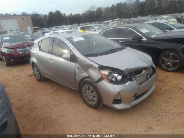 TOYOTA PRIUS C 2012 jtdkdtb38c1525831