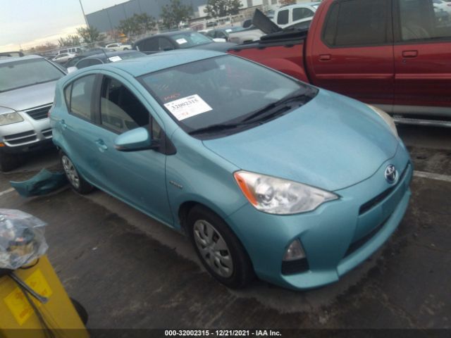 TOYOTA PRIUS C 2013 jtdkdtb38d1050389