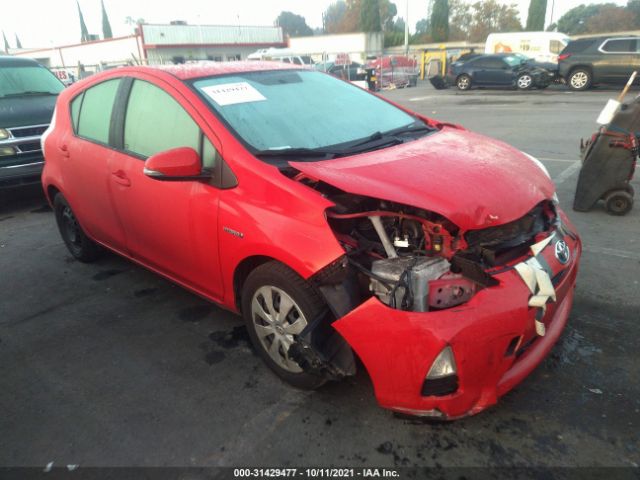 TOYOTA PRIUS C 2013 jtdkdtb38d1531968