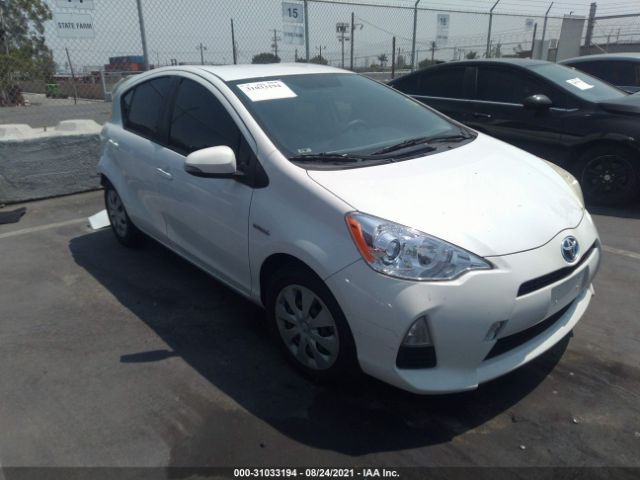 TOYOTA PRIUS C 2013 jtdkdtb38d1537530