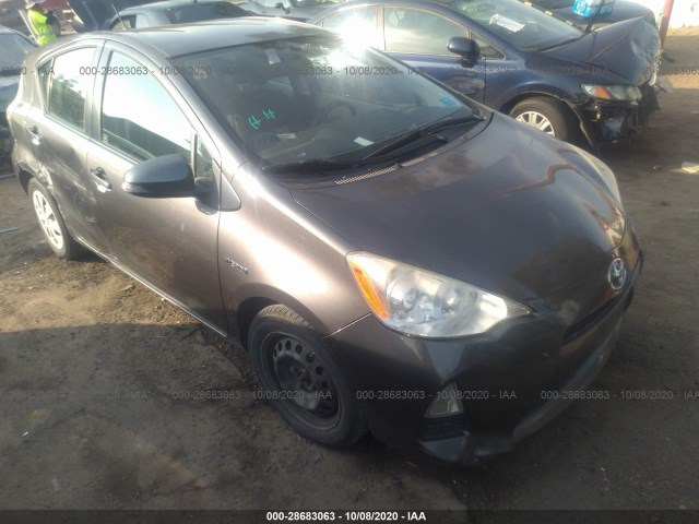 TOYOTA PRIUS C 2013 jtdkdtb38d1542050