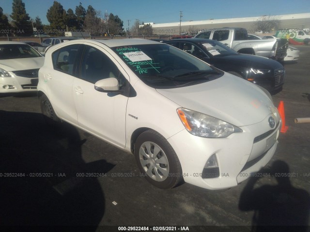 TOYOTA PRIUS C 2013 jtdkdtb38d1545322