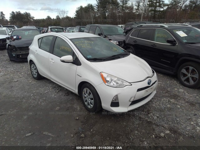 TOYOTA PRIUS C 2013 jtdkdtb38d1552559