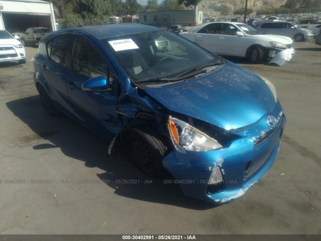 TOYOTA PRIUS C 2013 jtdkdtb38d1557342