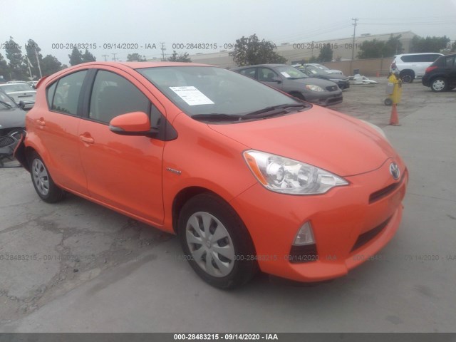 TOYOTA PRIUS C 2014 jtdkdtb38e1077271