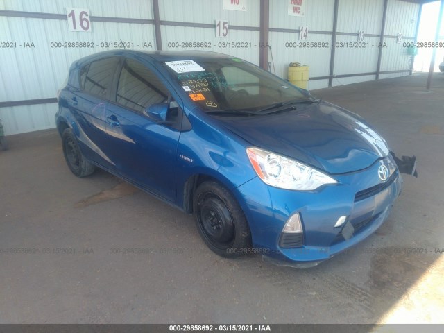 TOYOTA PRIUS C 2014 jtdkdtb38e1565362