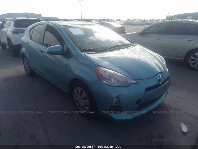 TOYOTA PRIUS C 2012 jtdkdtb39c1005315