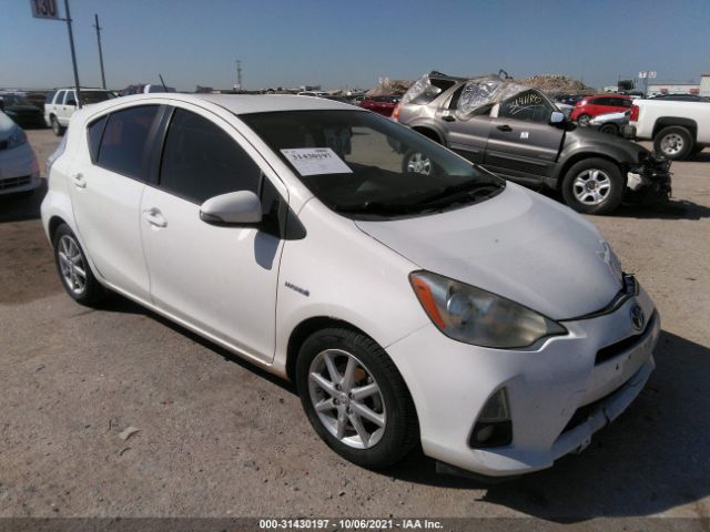 TOYOTA PRIUS C 2012 jtdkdtb39c1009686