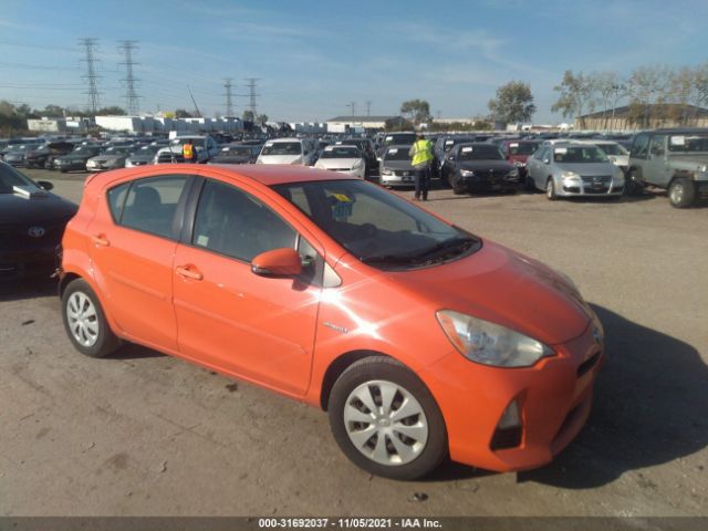 TOYOTA PRIUS C 2012 jtdkdtb39c1013690