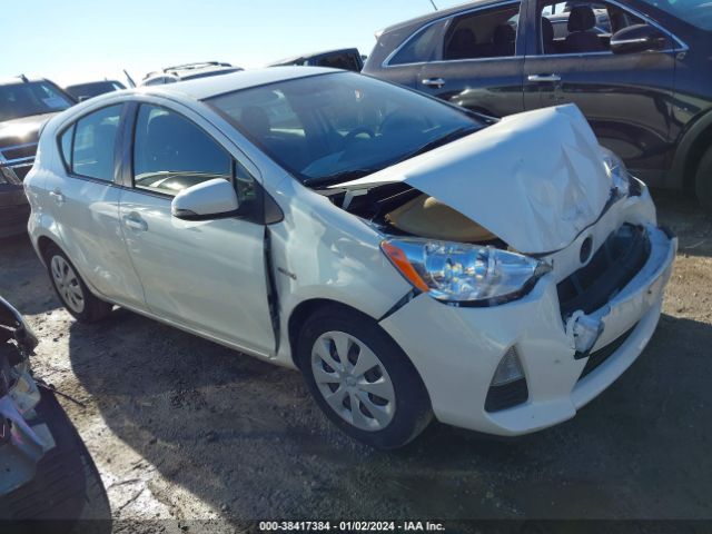 TOYOTA PRIUS C 2012 jtdkdtb39c1018467