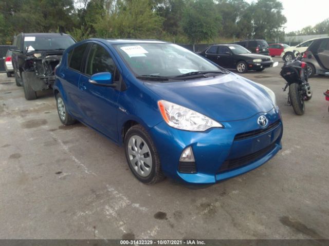 TOYOTA PRIUS C 2012 jtdkdtb39c1509797