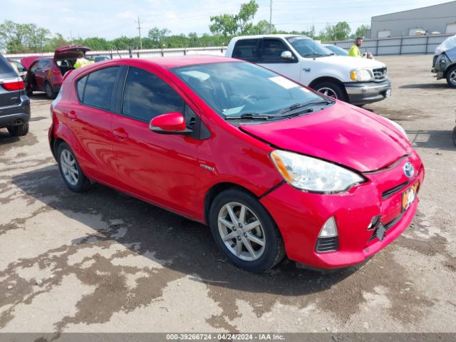 TOYOTA PRIUS C 2012 jtdkdtb39c1525420