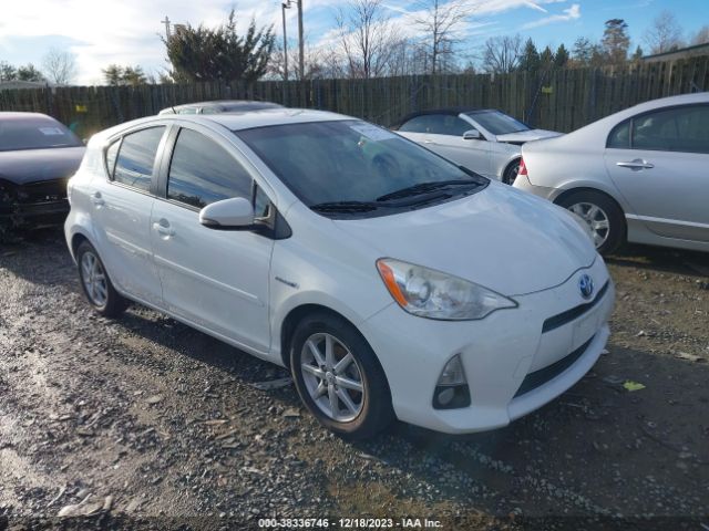 TOYOTA PRIUS C 2013 jtdkdtb39d1540680