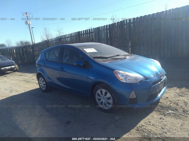 TOYOTA PRIUS C 2013 jtdkdtb39d1551095