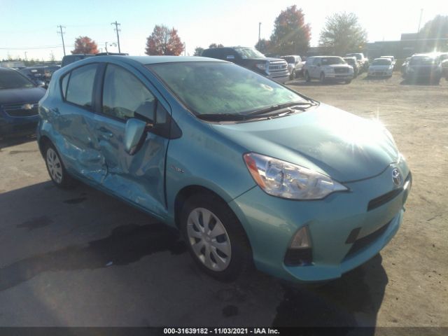 TOYOTA PRIUS C 2014 jtdkdtb39e1077490