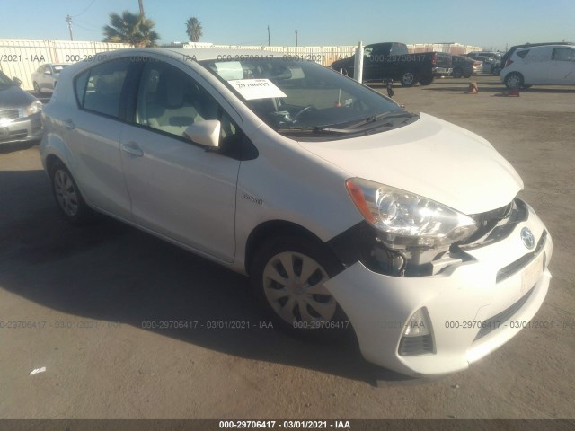 TOYOTA PRIUS C 2014 jtdkdtb39e1565063