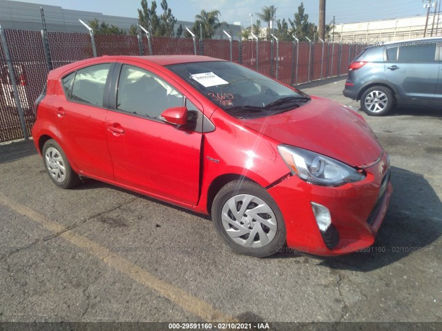 TOYOTA PRIUS C 2016 jtdkdtb39g1139652