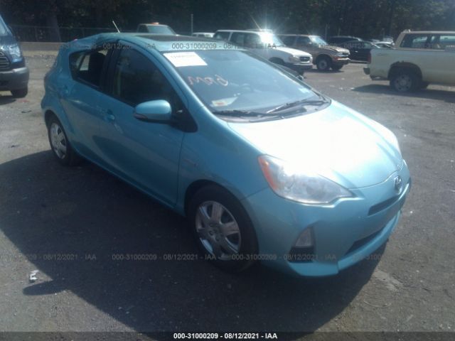 TOYOTA PRIUS C 2012 jtdkdtb3xc1002245